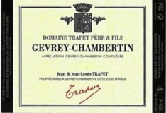 GEVREY-CHAMBERTIN DOMAINE TRAPET 2012 - PINOR NOIR - *ORGANIC*